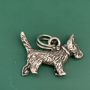 Scottie Terriër Sterling Silver Jewelry Charm #dog #pet